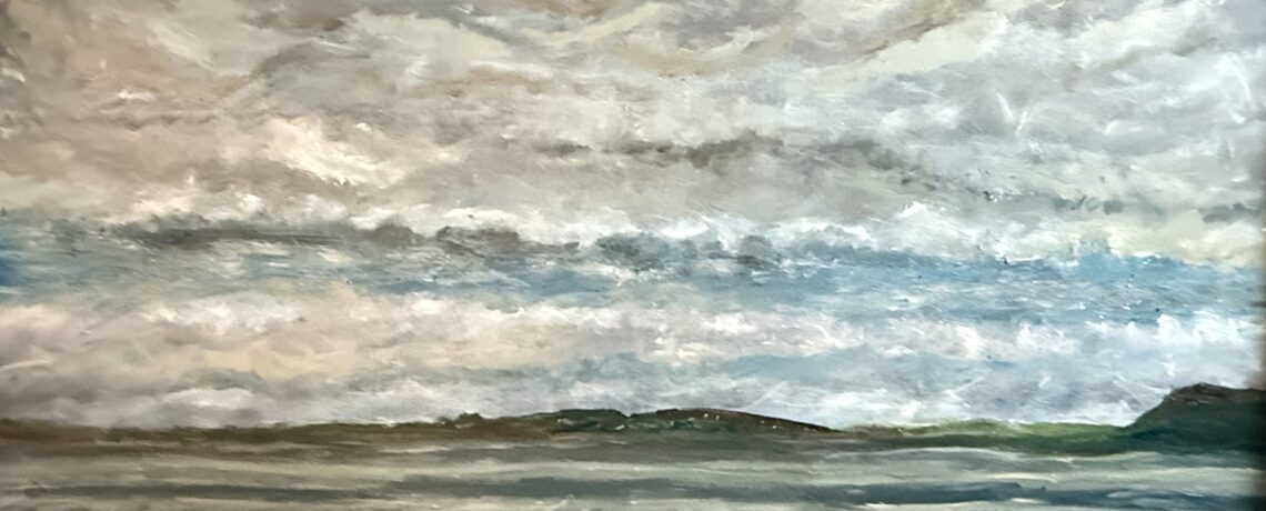 Opening Reception for October Art Show- Julie Cahn: Our River, My Muse: Recent Paintings and Photos from the Shores of the Sparkill Creek, the Hudson River and the Mighty Atlantic Ocean they Flow Into